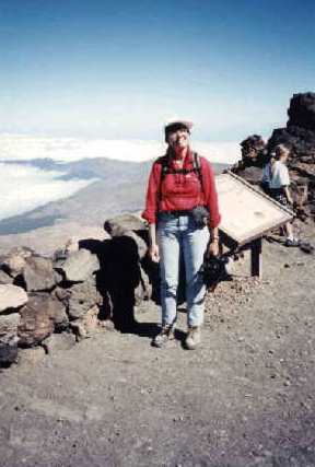 Uschi auf dem Teide